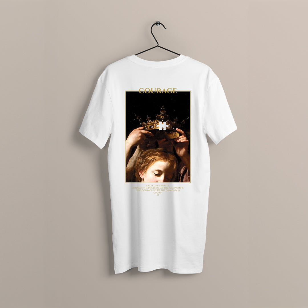 THE PUZZLE WHITE T-SHIRT