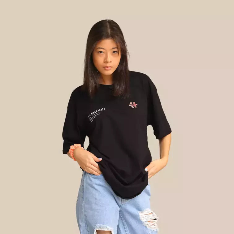 THE PUZZLE BLACK T-SHIRT