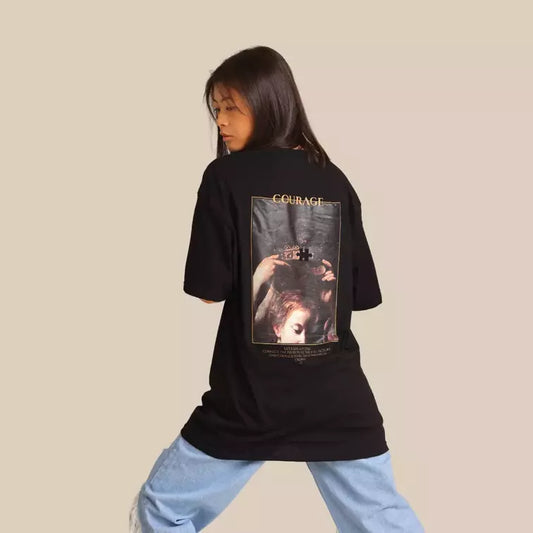 THE PUZZLE BLACK T-SHIRT