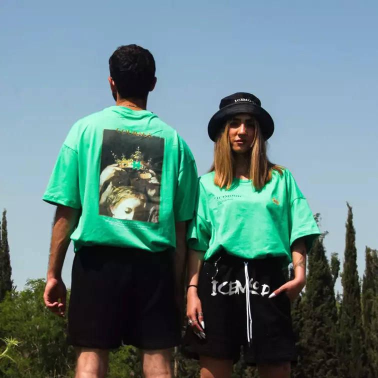 THE PUZZLE GREEN T-SHIRT