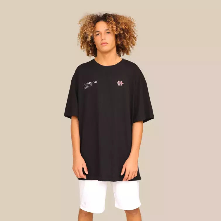 THE PUZZLE BLACK T-SHIRT